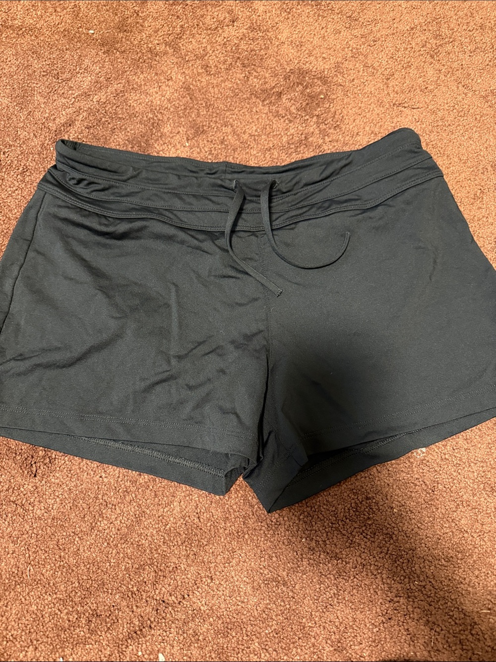 Athleta Black Women's Swim Shorts with Drawstring